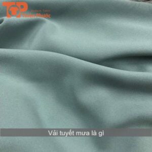 vải tuyết mưa là gì