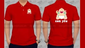 Đồng phục nhân viên màu đỏ cam