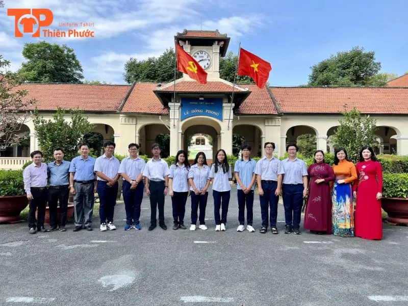 Đồng phục trường THPT chuyên Lê Hồng Phong Quận 5 TPHCM ĐẸP, Tinh tế 15 Đồng phục Lê Hồng Phong giúp trường tạo dấu ấn riêng, dễ dàng nhận diện