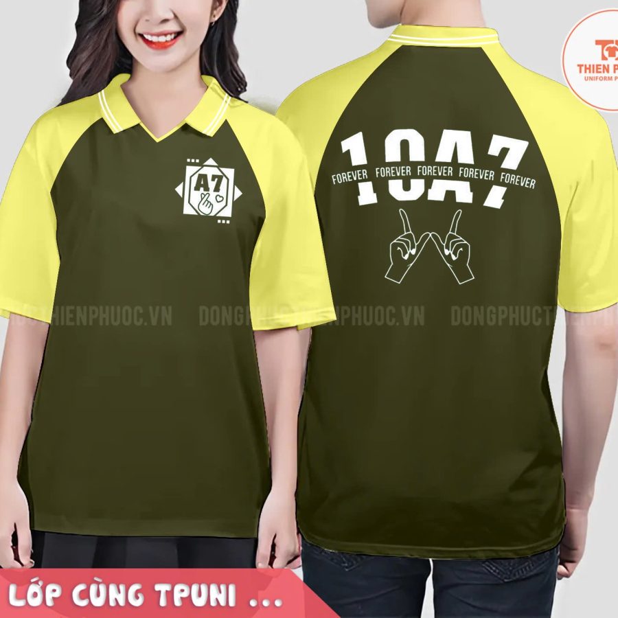 Áo đồng phục lớp cổ bẻ 21 Áo Đồng Phục Lớp Chất Lượng
