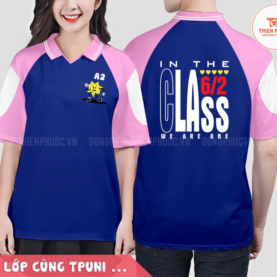 Áo đồng phục lớp cổ bẻ 24 Áo Lớp Oversize Chất Lượng