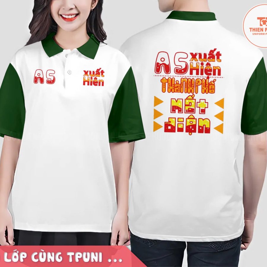 Áo đồng phục lớp cổ bẻ 19 Áo Lớp Polo Oversize