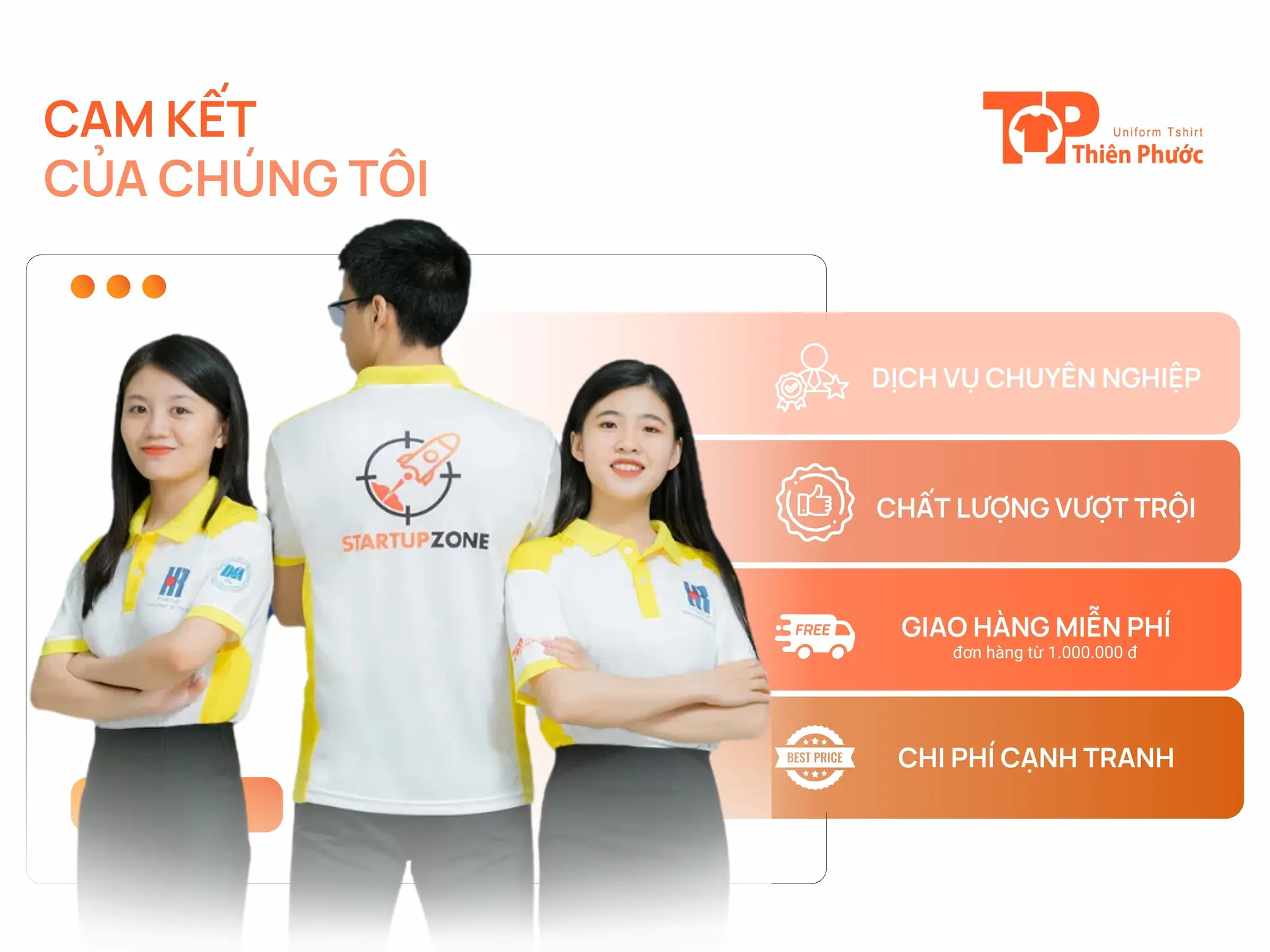 An Tâm Tuyệt Đối Với Cam Kết Vàng Từ Đồng Phục Thiên Phước