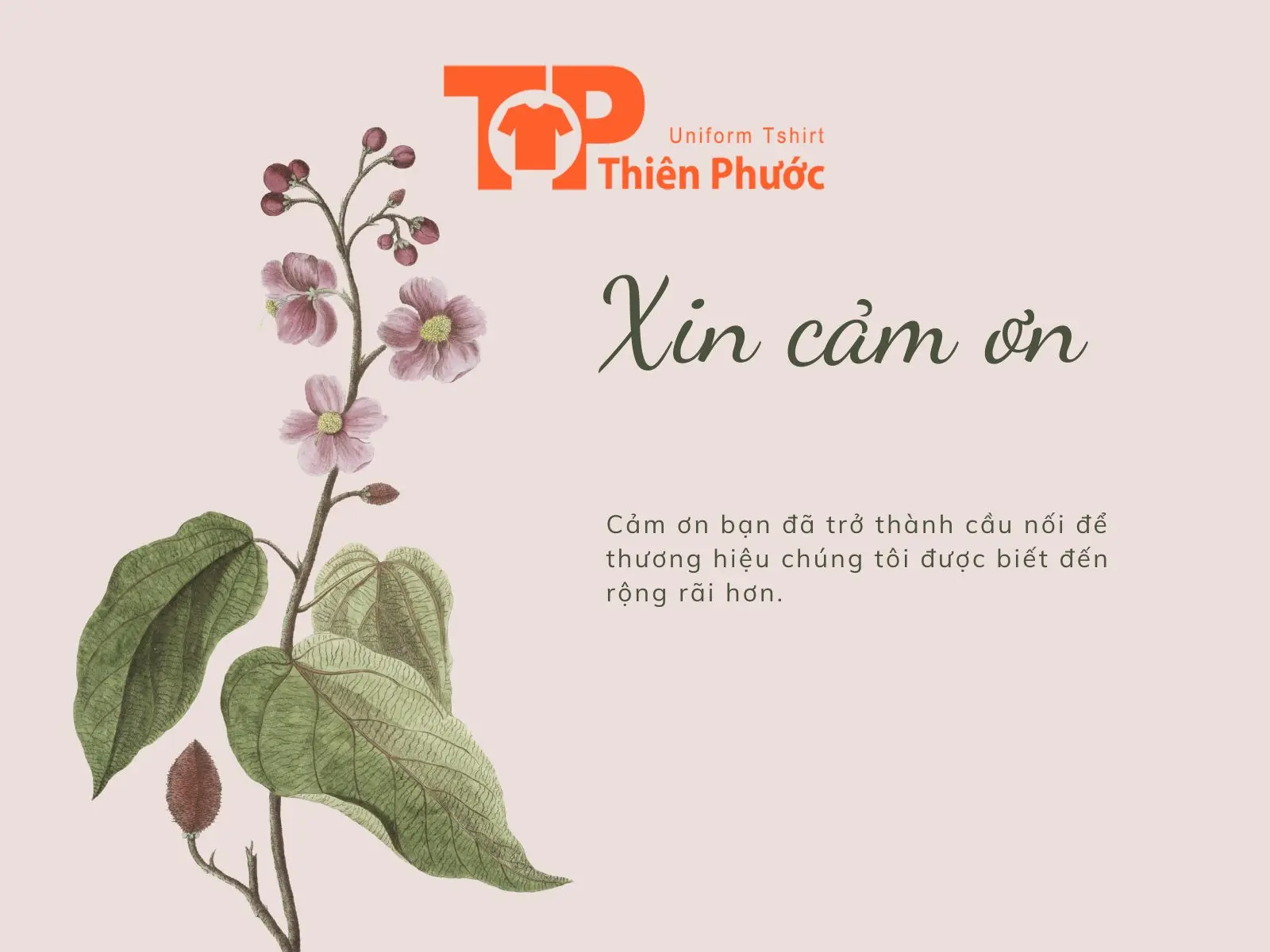 Lời cảm ơn khách hàng vì đã giới thiệu sản phẩm/dịch vụ