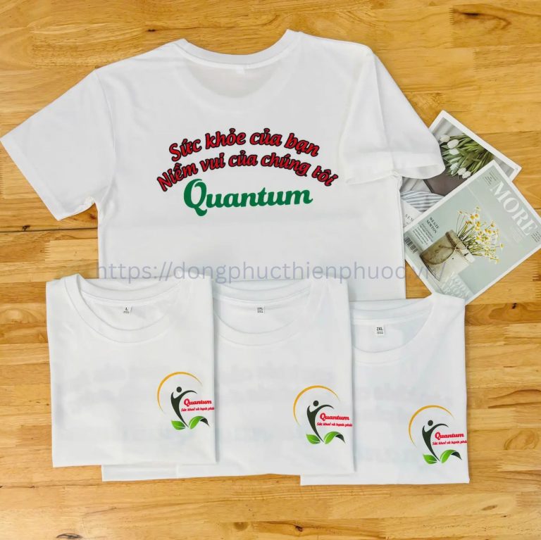 Áo đồng phục in logo màu – đồng phục công ty Thiên Phước