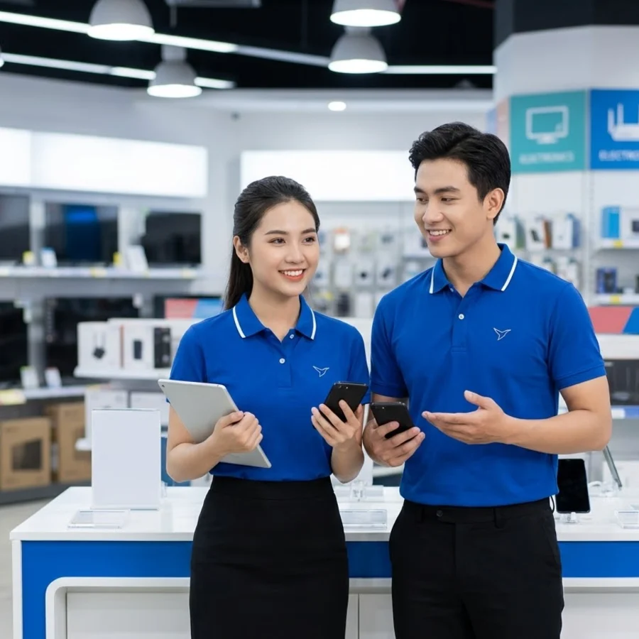 Polo PG, PB cửa hàng điện máy