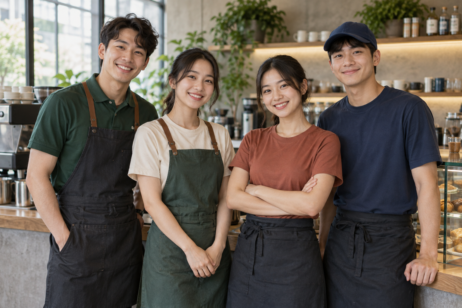 Các mẫu áo thun đồng phục quán cafe