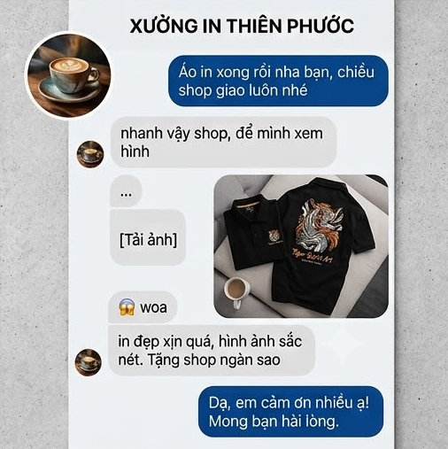 Xưởng In Áo Thun Theo Yêu Cầu Số Lượng Ít Tại TPHCM 23 Phản hồi áo team run in logo nhiều màu tại Thiên Phước
