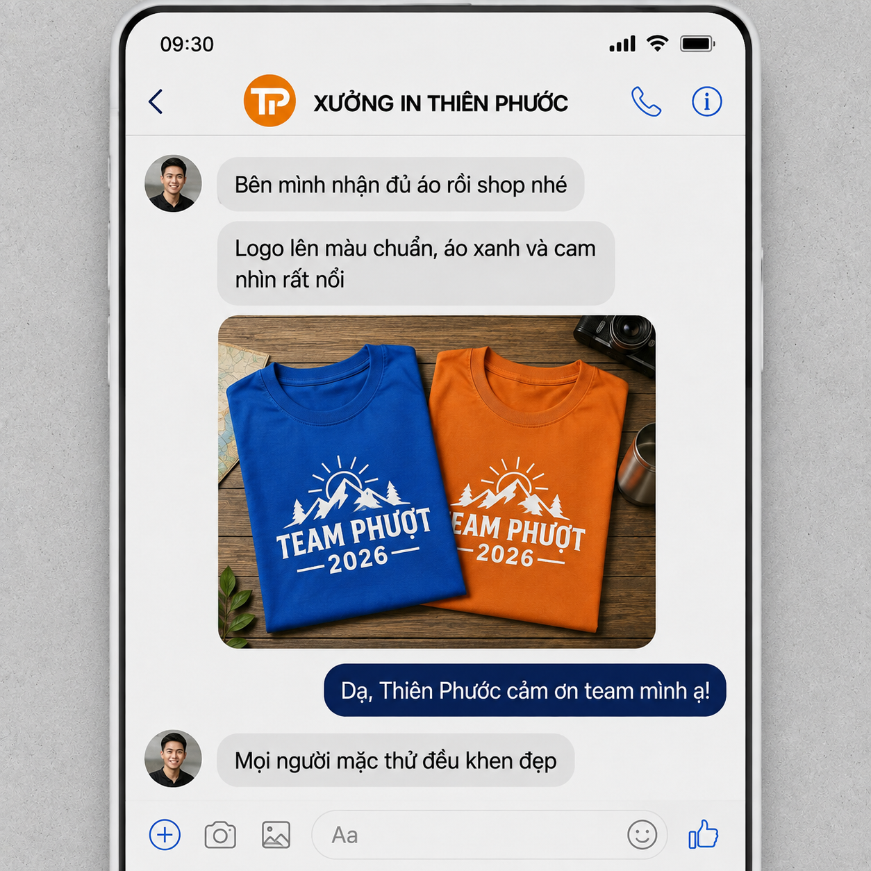 Xưởng In Áo Thun Theo Yêu Cầu Số Lượng Ít Tại TPHCM 25 Feedback khách hàng về màu in áo thun đẹp