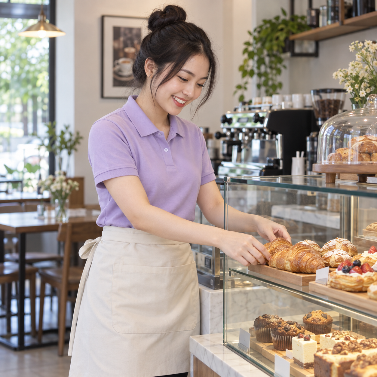 Áo thun cafe cho thu ngân