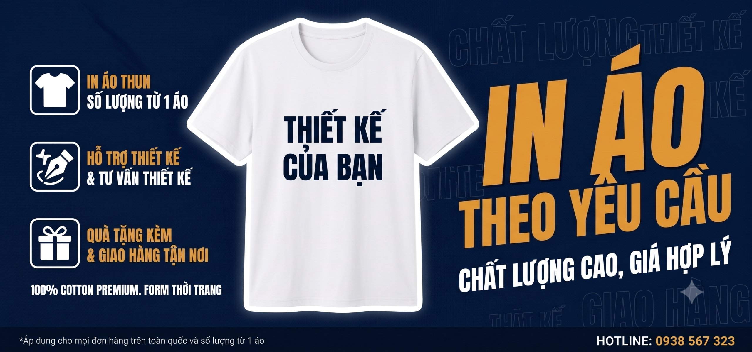 Xưởng In Áo Thun Theo Yêu Cầu Số Lượng Ít Tại TPHCM 2 in ao theo yeu cau - Thien Phuoc