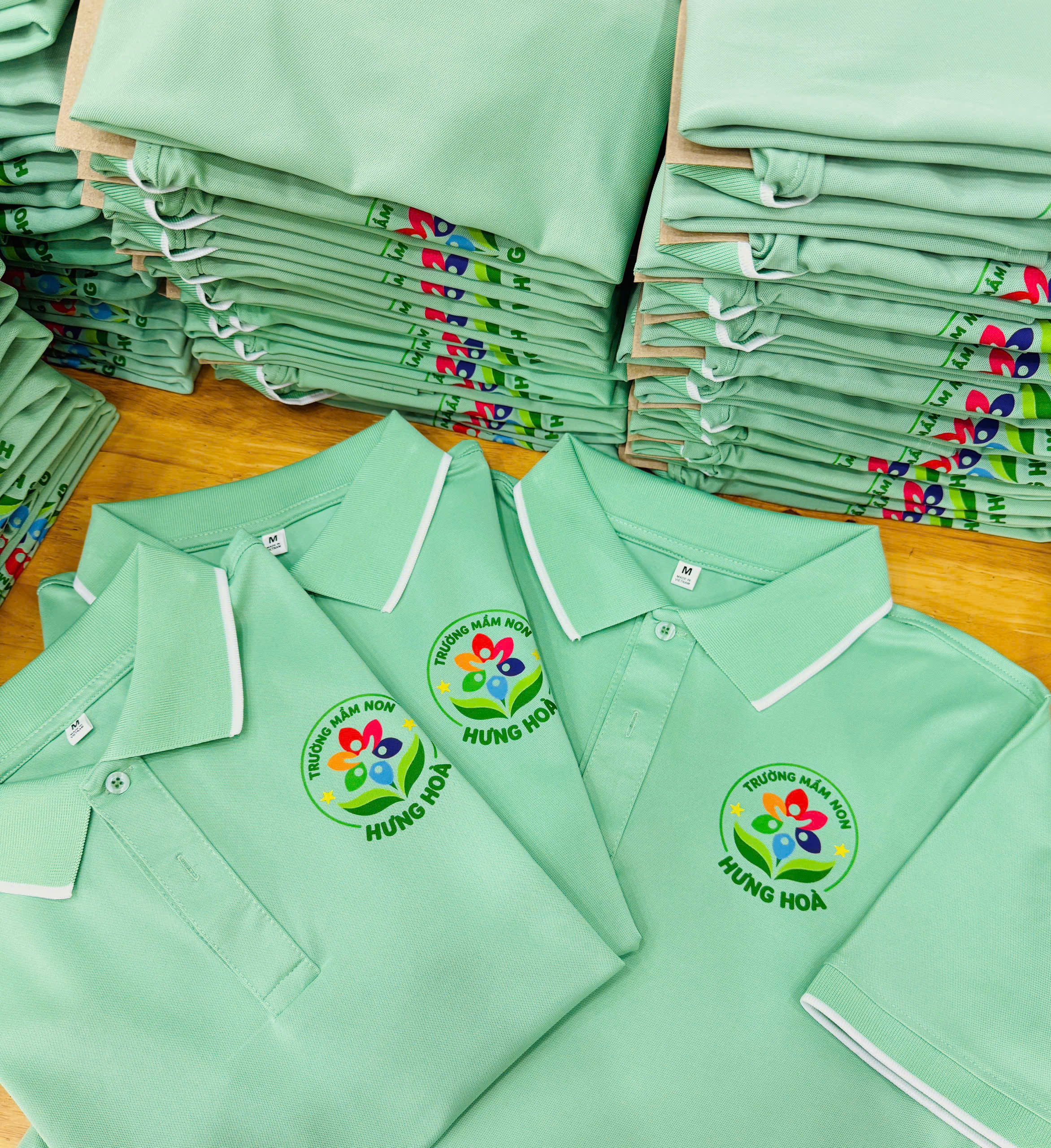 Xưởng In Áo Thun Theo Yêu Cầu Số Lượng Ít Tại TPHCM 9 Vị trí in logo ngực trái trên áo polo