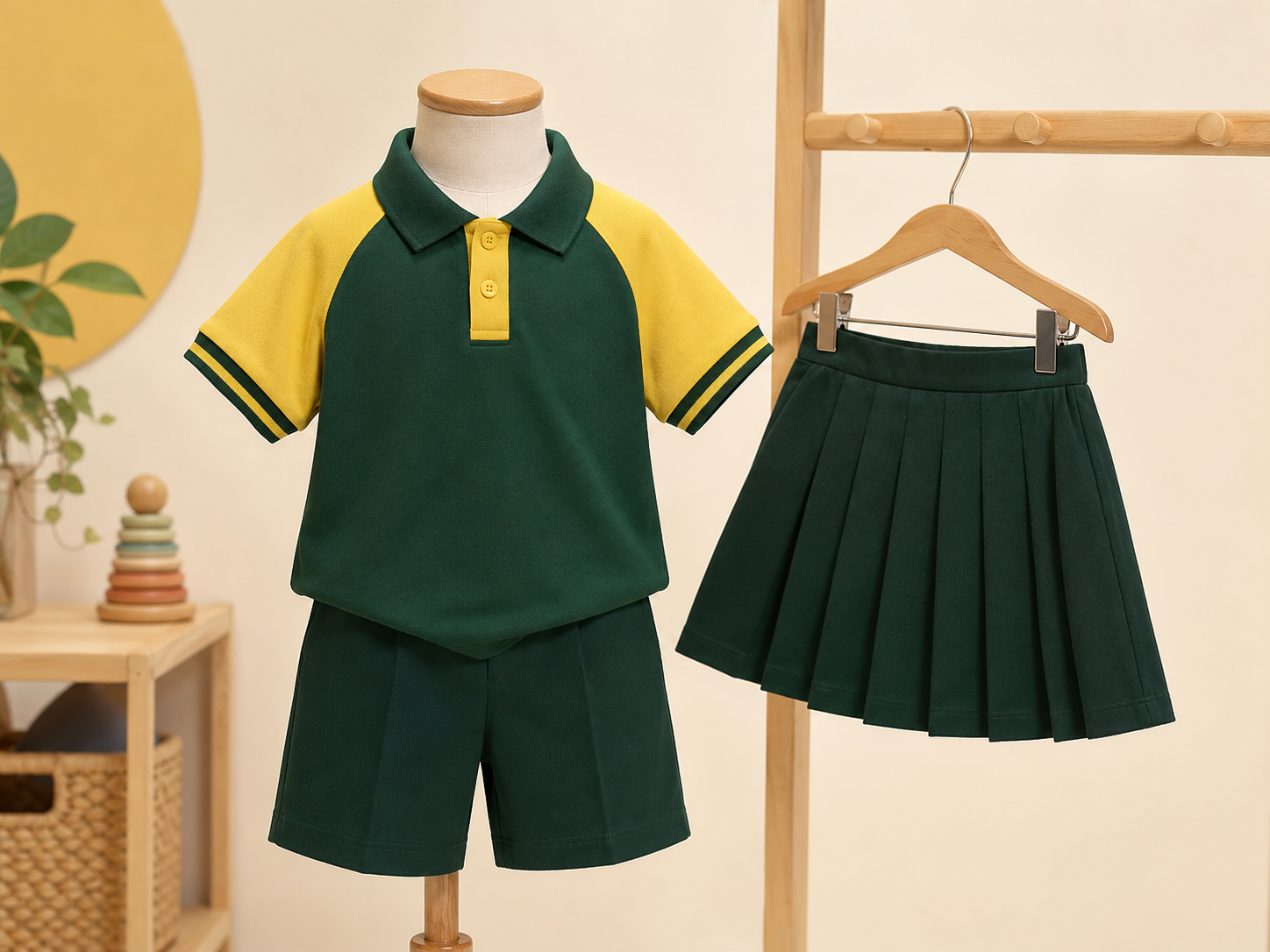 MN-10 Raglan xanh rừng vàng