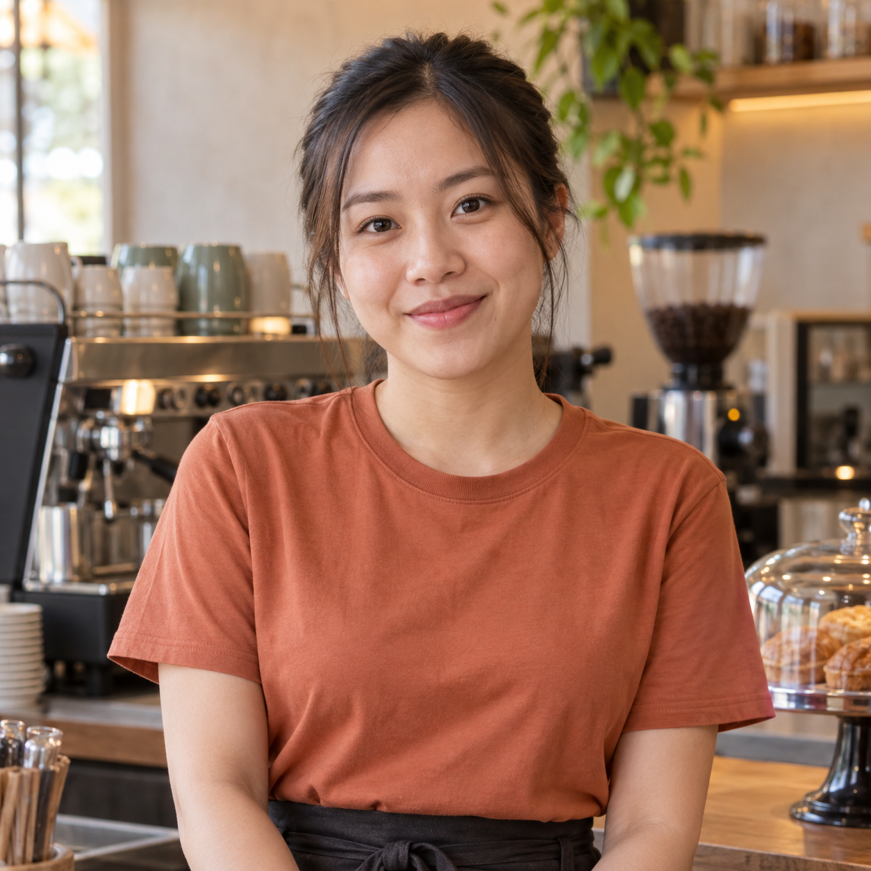 Áo thun cổ tròn