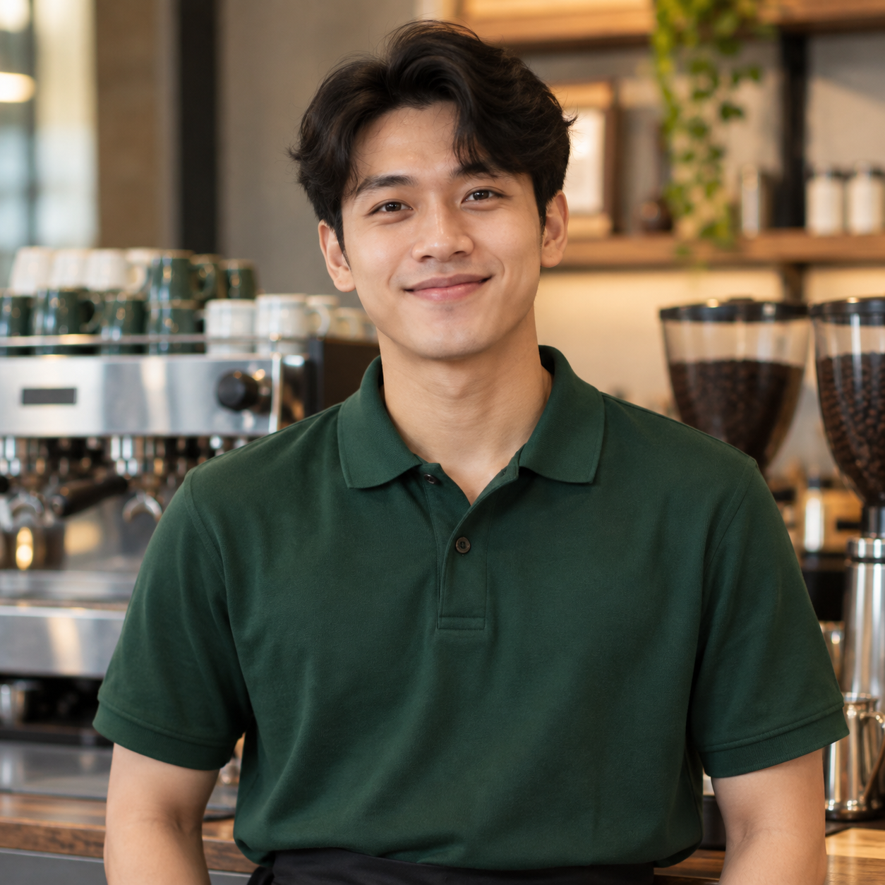 Áo polo cafe