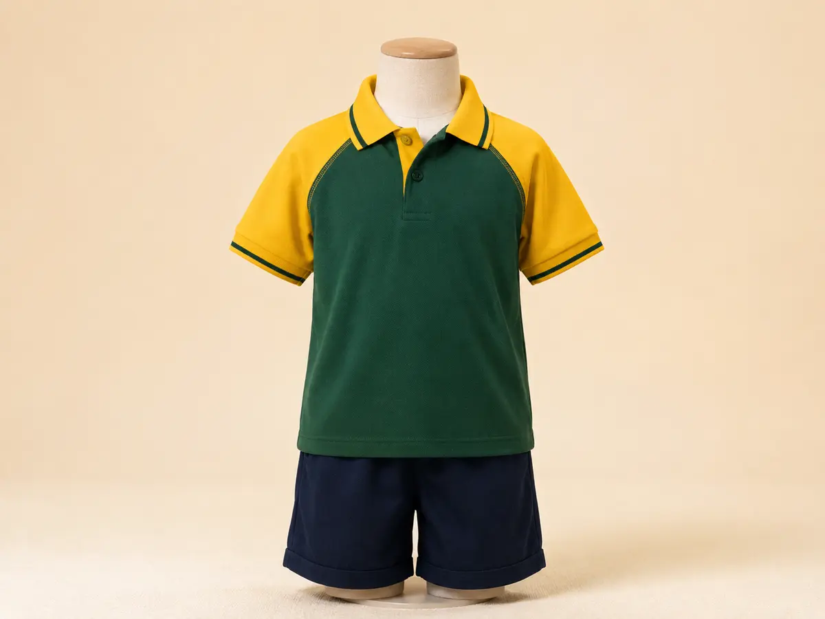 Áo polo tay raglan